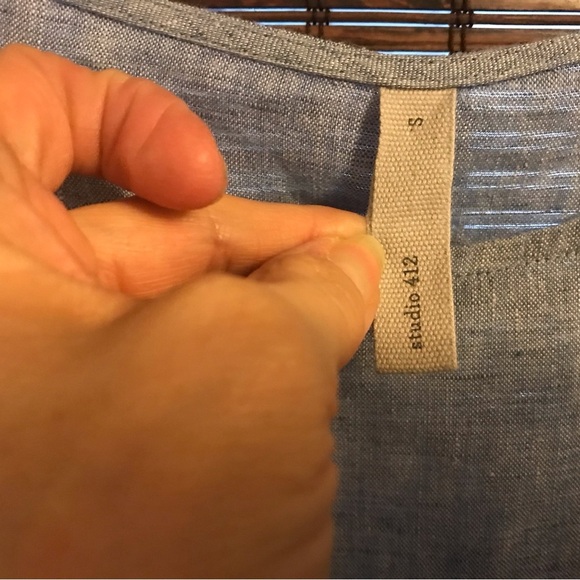 Studio 412 100% Linen Dress, Size S - Picture 2 of 6